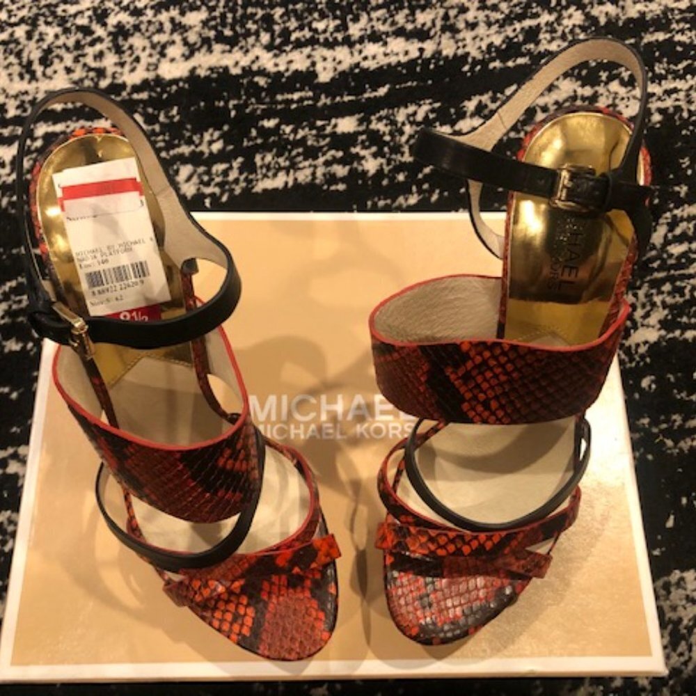 NWB Michael Kors Nadja Platform Sandals